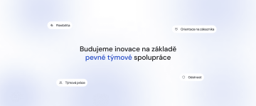 Banner Budujeme inovace na základě pevné týmové spolupráce