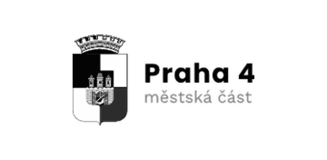 Prague 4 municipal district logo, a Whirr Crew client