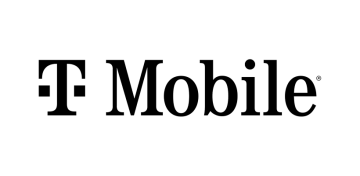 T-Mobile logo, representing Whirr Crew’s API automation and integration services for B2B processes.